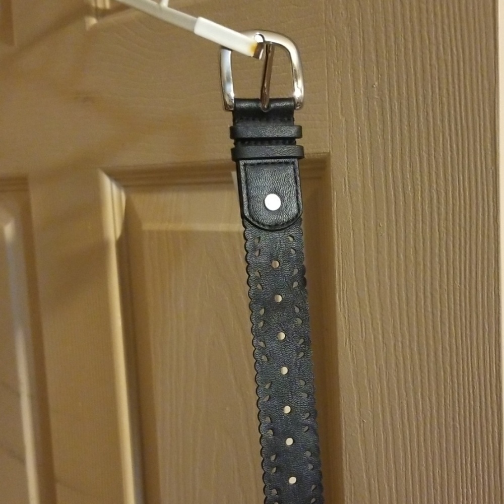 Relic black Scallop Edge Belt
